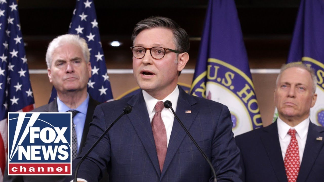 Speaker Johnson addresses Capitol Hill as shutdown standoff deepens (Video)