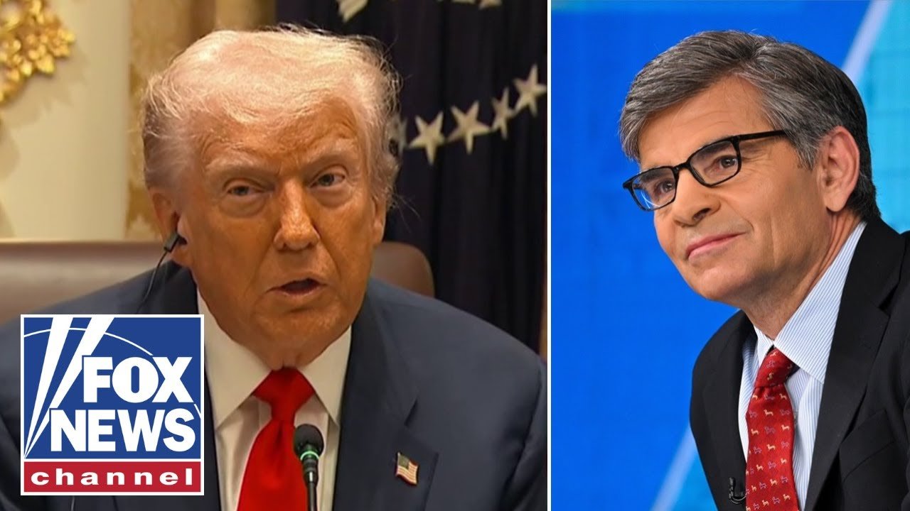 'NASTY PERSON': Trump rips George Stephanopoulos' interview with JD Vance (Video)