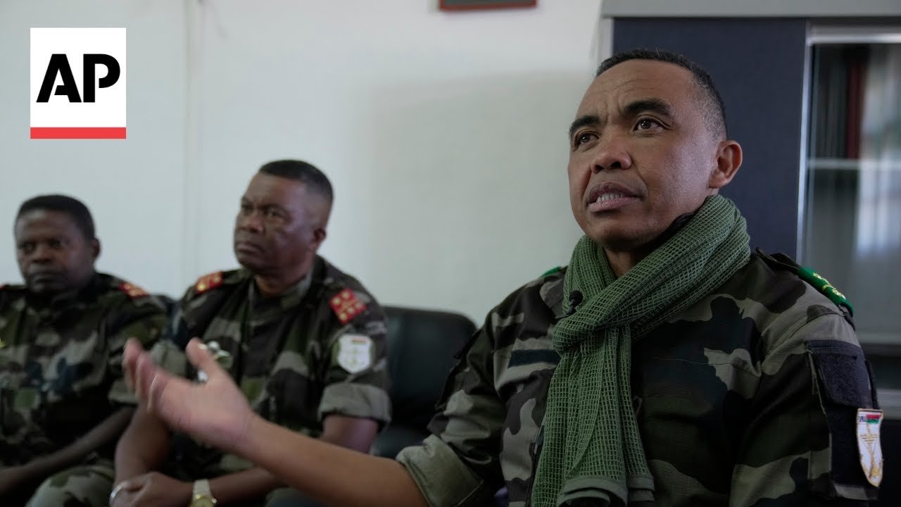 Madagascar's military coup leader tells AP he is 'taking the position of president' (Video)