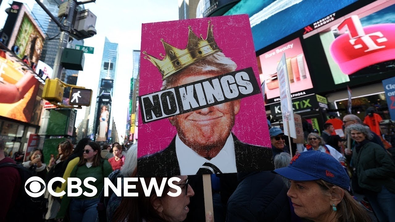 Watch: “No Kings” protests in the U.S., around the world (Video)