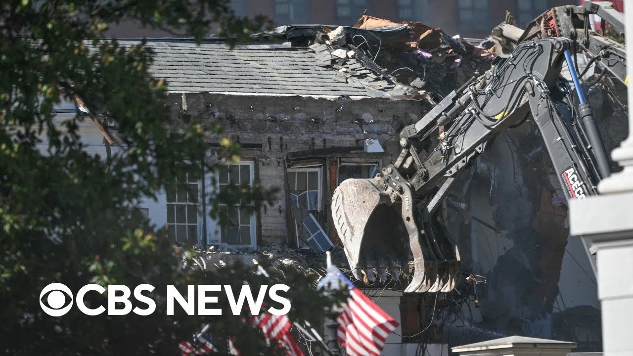 Latest details on demolition of White House East Wing for Trump's ballroom (Video)