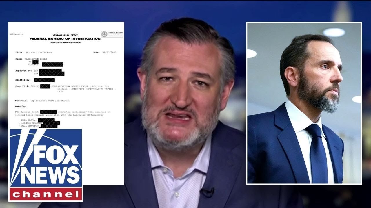 'ALL ABOUT POLITICS': Ted Cruz speaks out over phone records targeted by Jack Smith (Video)