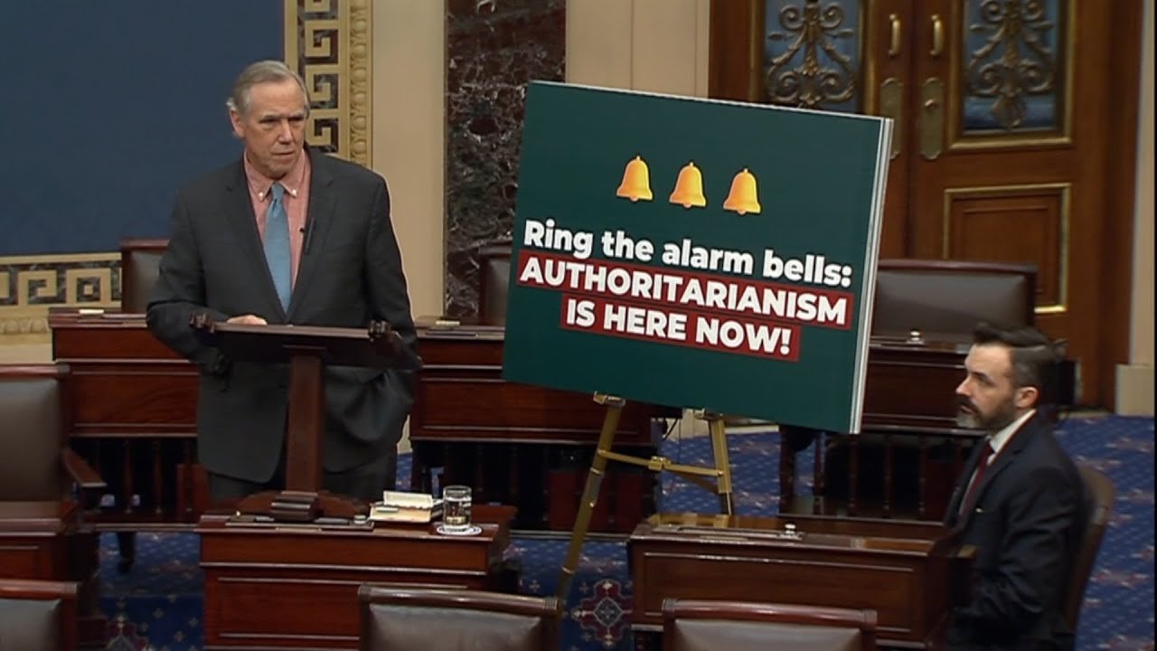 Senate vote on funding bill fails again after marathon floor speech from Merkley | full video (Video)