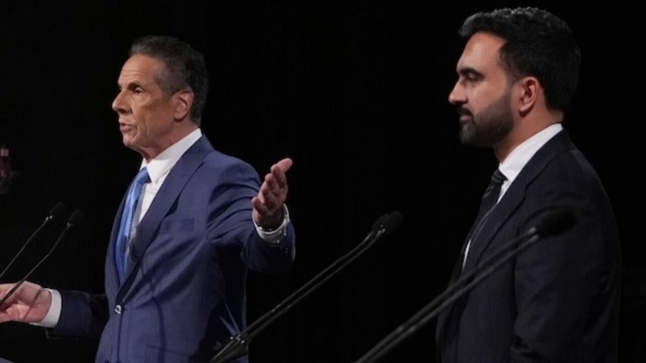 Mamdani and Cuomo trade blows in fiery final debate for NYC mayor (Video)