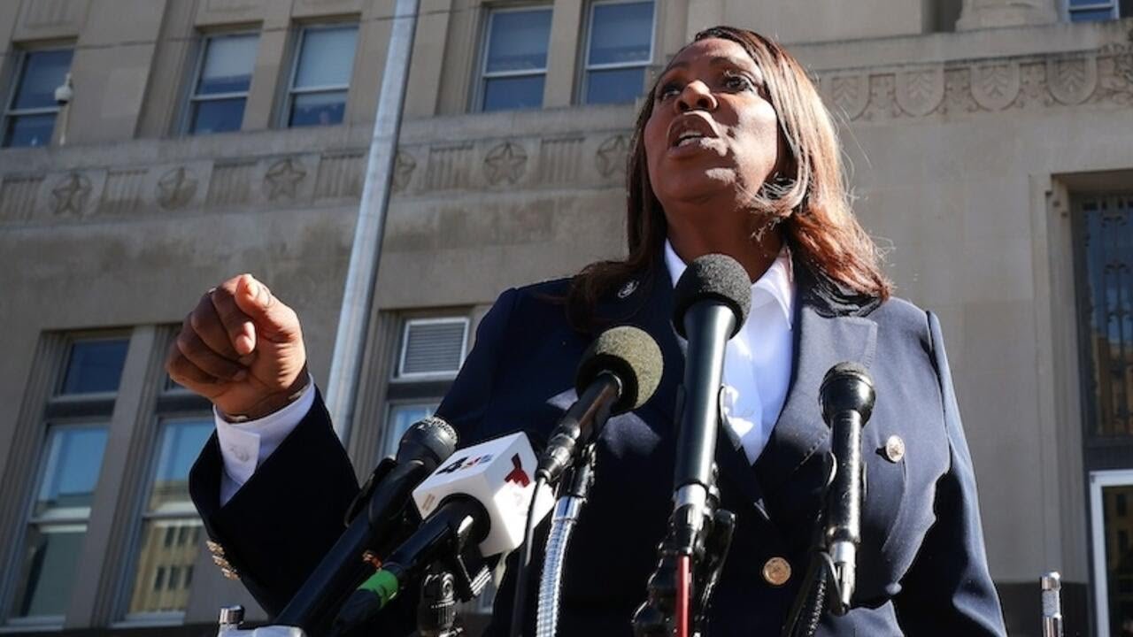 Letitia James speaks out after pleading not guilty in mortgage fraud case (Video)