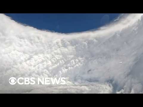 Hurricane Hunters capture video from inside Hurricane Melissa's eye (Video)