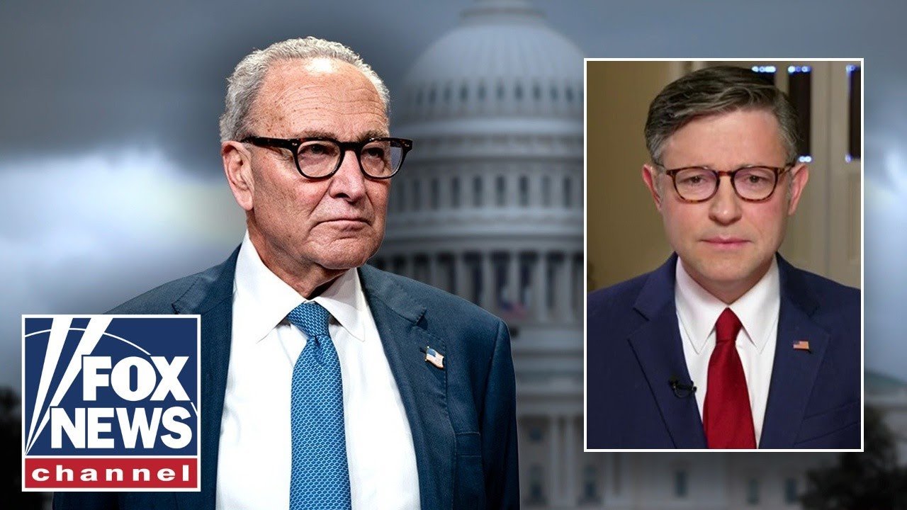 Mike Johnson says Dems are 'AFRAID' of Schumer: 'There'll be a price to pay' (Video)