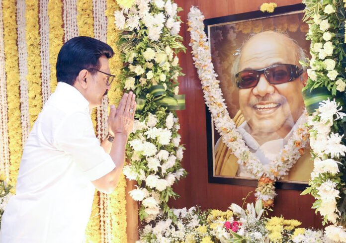 CM Stalin to unveil Karunanidhi statue in Kovilpatti on October CM Stalin to unveil Karunanidhi statue in Kovilpatti on October 28