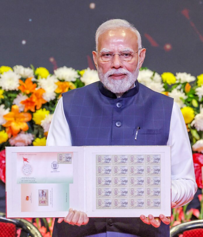 100 years of RSS: PM Modi releases coin featuring Bharat Mata, stamp recalling 1963 R-Day parade