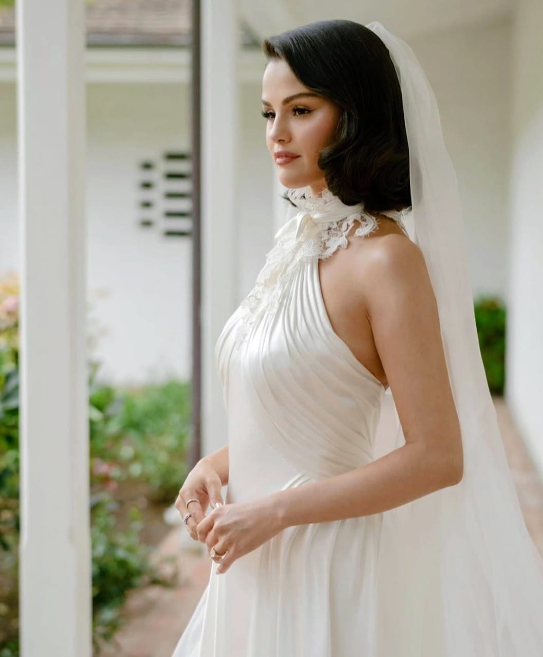 Selena Gomez honours husband Benny Blanco with this subtle detail on her wedding dress