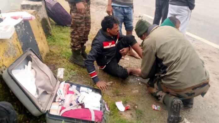Arunachal: Army rescues 13 civilians as bus plunges into valley 