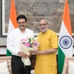 Delhi University VC meets Vice President CP Radhakrishnan, discusses roadmap for growth