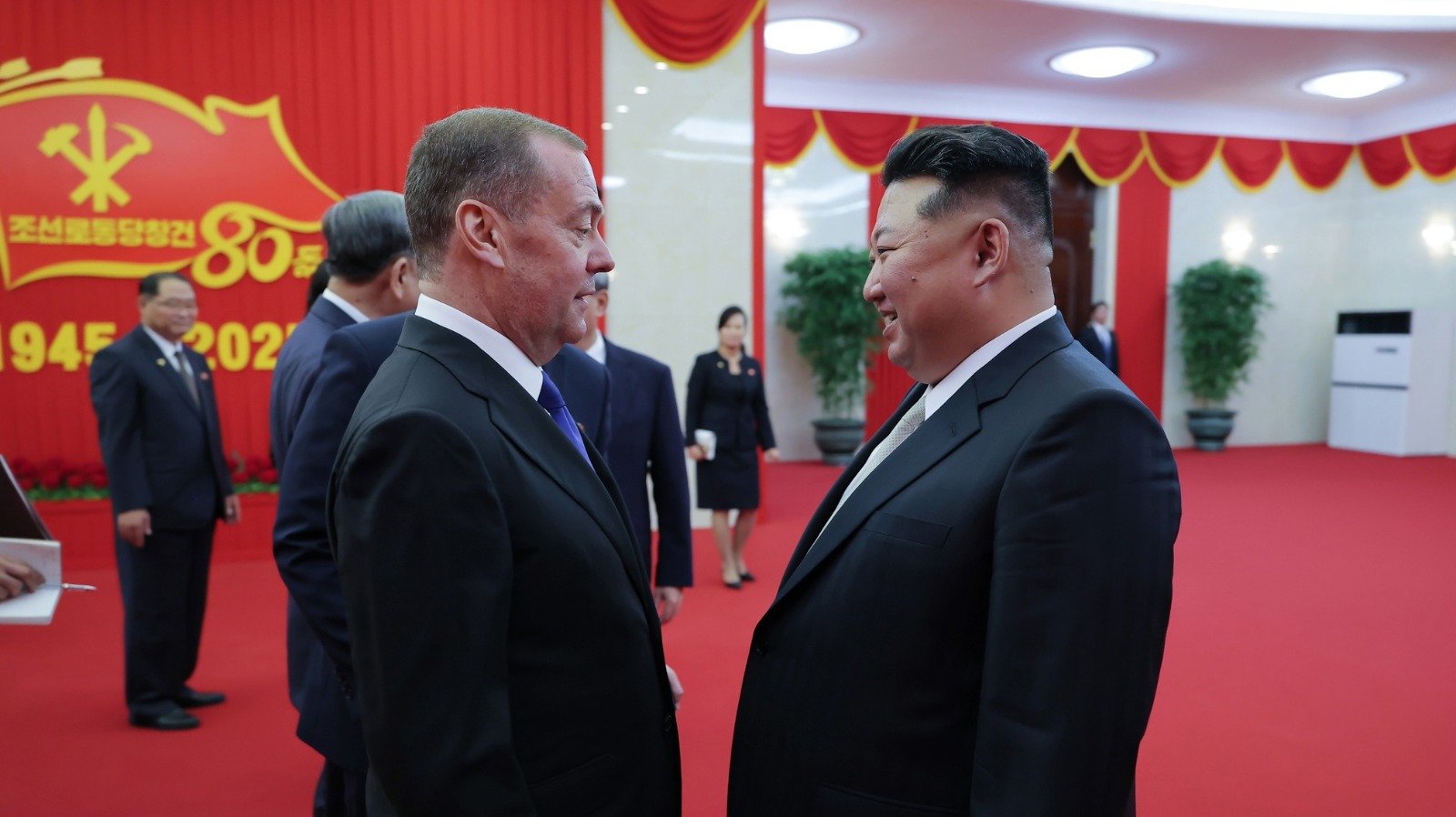 North Korea's Kim tells Russia's Medvedev that he hopes to further develop alliance