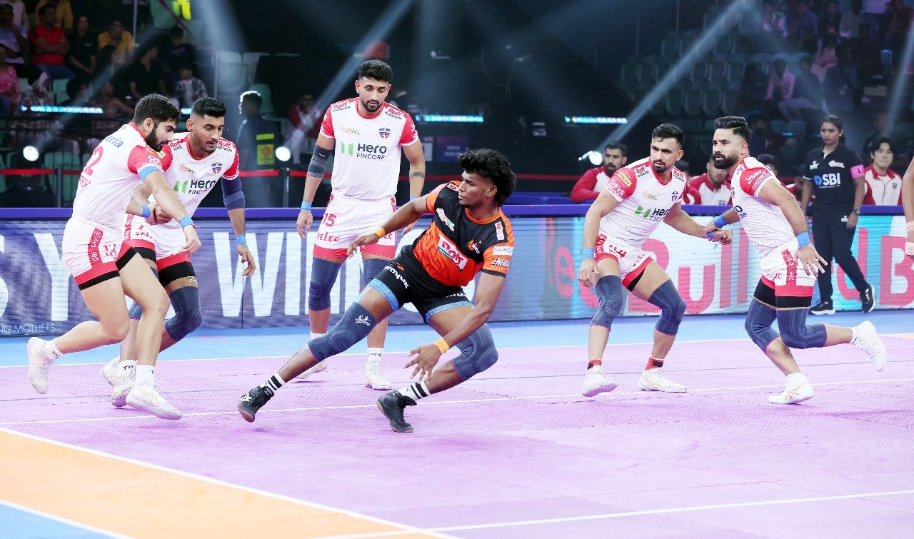 PKL 12: Guman Singh stars as UP Yoddhas crush U Mumba 40-24 to end losing streak