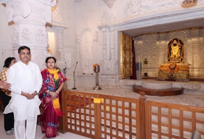 Tripura CM visits Ram Mandir and Hanuman Garhi Temple in Ayodhya 