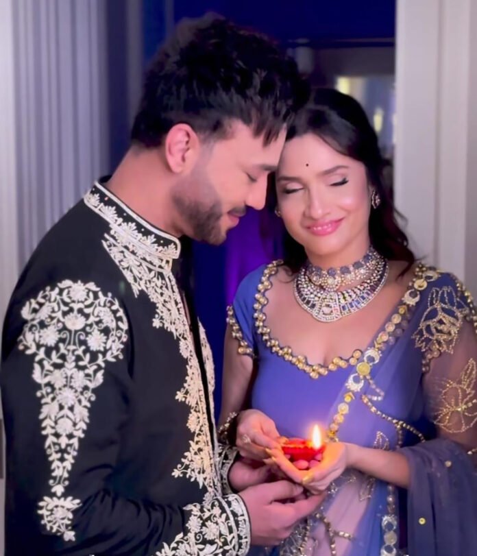 Ankita Lokhande recreates Aishwarya Rai Bachchan's look from “Hum Dil De Chuke Sanam” at Diwali bash