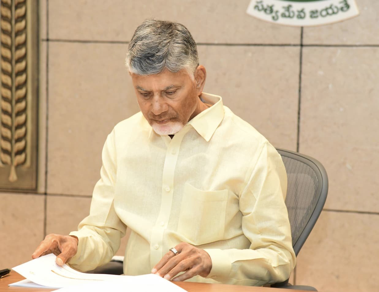 Andhra Pradesh CM for steps to prevent misuse of free sand policy