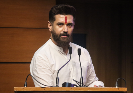 Chirag Paswan claims political atmosphere favouring NDA in Bihar; slams Grand Alliance