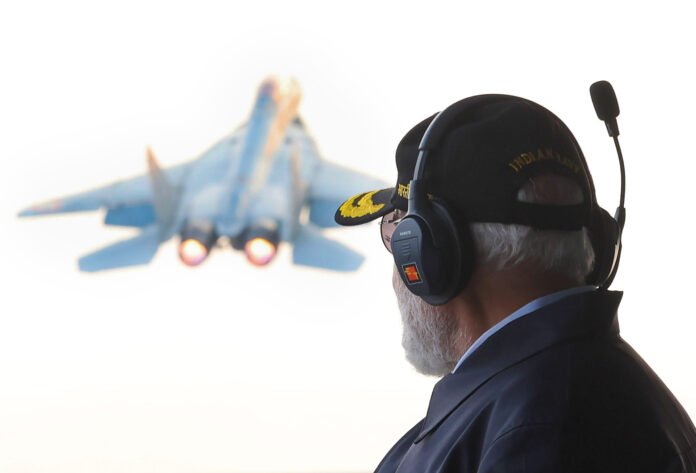 PM Modi spends Diwali onboard indigenous aircraft carrier he dedicated to nation 3 years ago
