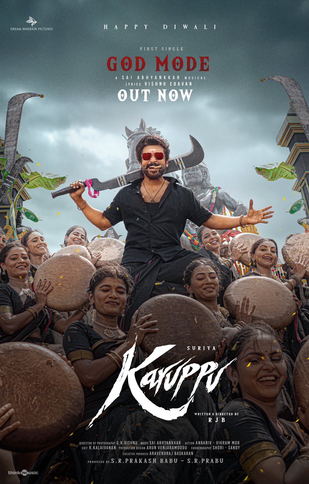 Lyrical video of 'God Mode' from Suriya's 'Karuppu' released 3 Lyrical video of 'God Mode' from Suriya's 'Karuppu' released