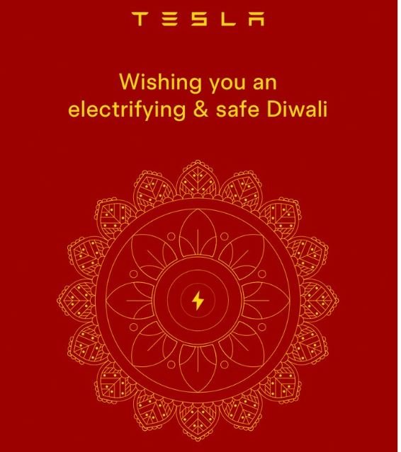 Tesla CEO Elon Musk extends Diwali greetings
