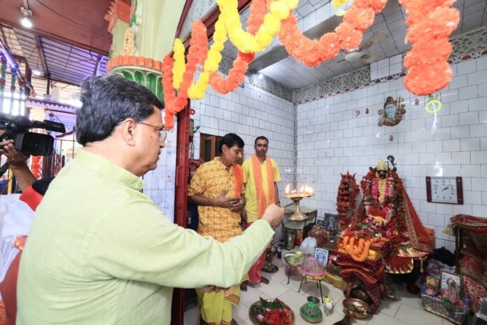 Tripura CM inaugurates 3-day Diwali festival & mela at 524-year-old Sundari temple 
