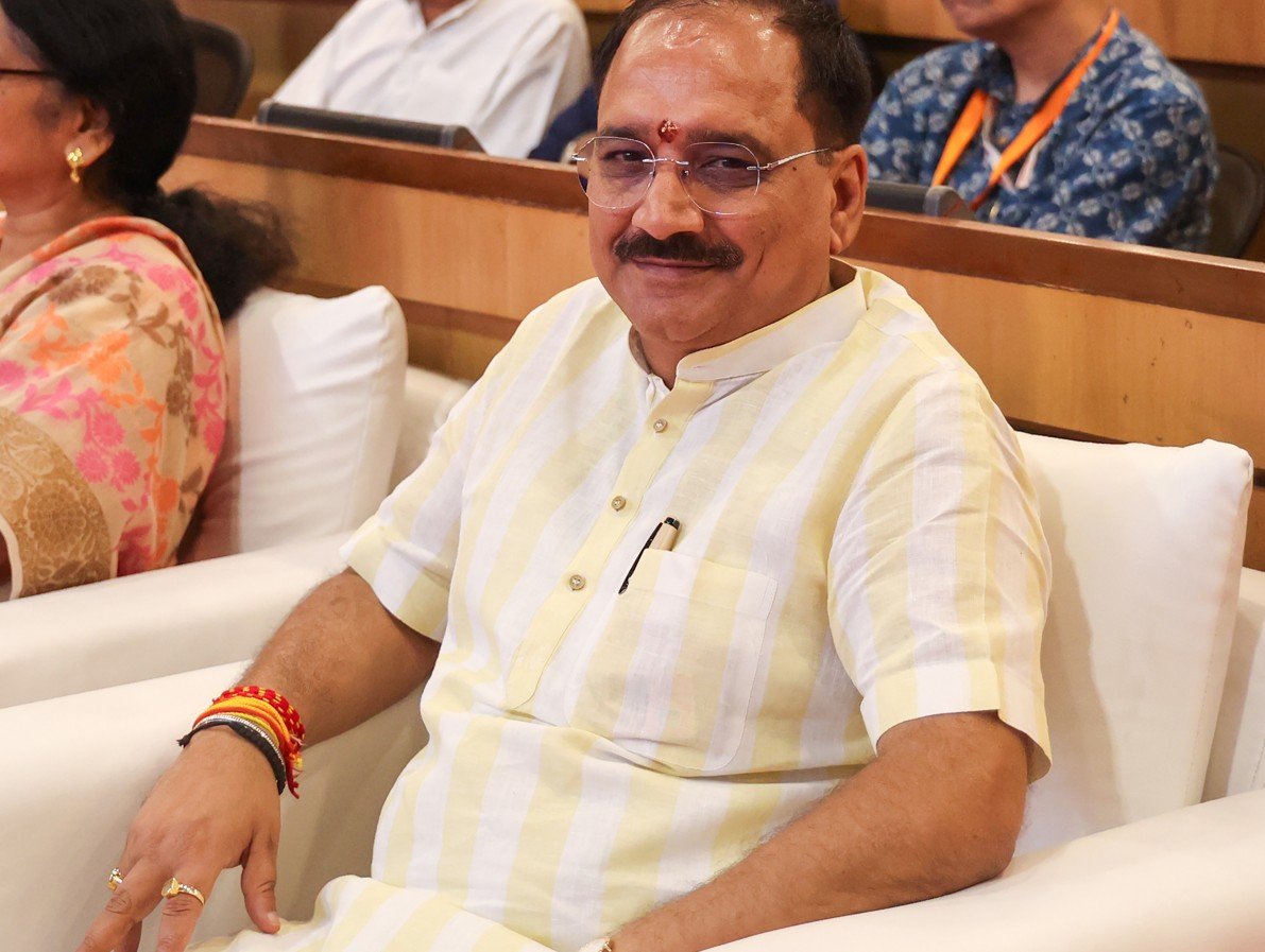 Delhi BJP chief hails marginal dip in air quality day after Diwali