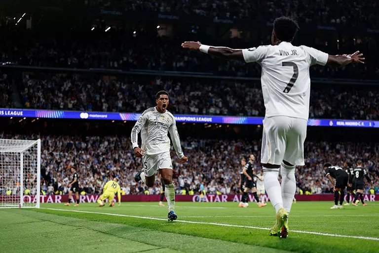 Champions League: Bellingham's strike sees Madrid past Juventus