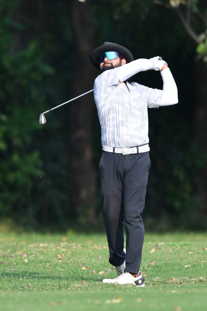 Aman Raj continues his strong performance with a second consecutive Aman Raj continues his strong performance with a second consecutive 61, leads IGPL Jaipur by four shots