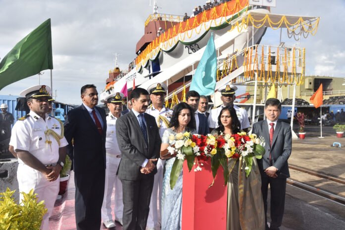 Coast Guard launches 2 Fast Patrol Vessels Ajit, Aparajit in Goa