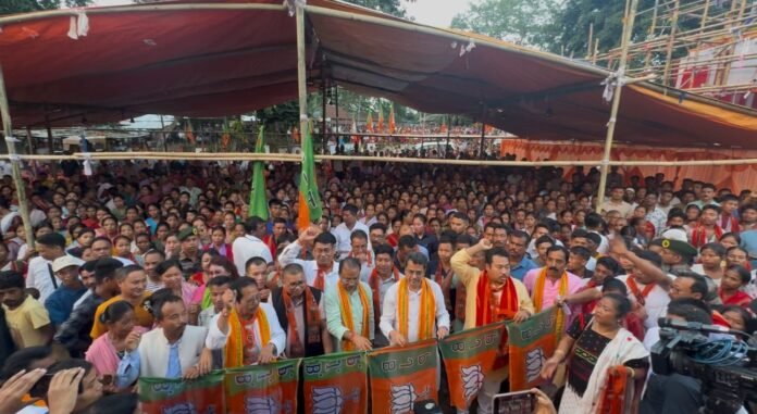 6,400 tribal voters join BJP in Tripura; CM Saha vows 6,400 tribal voters join BJP in Tripura; CM Saha vows all-round development