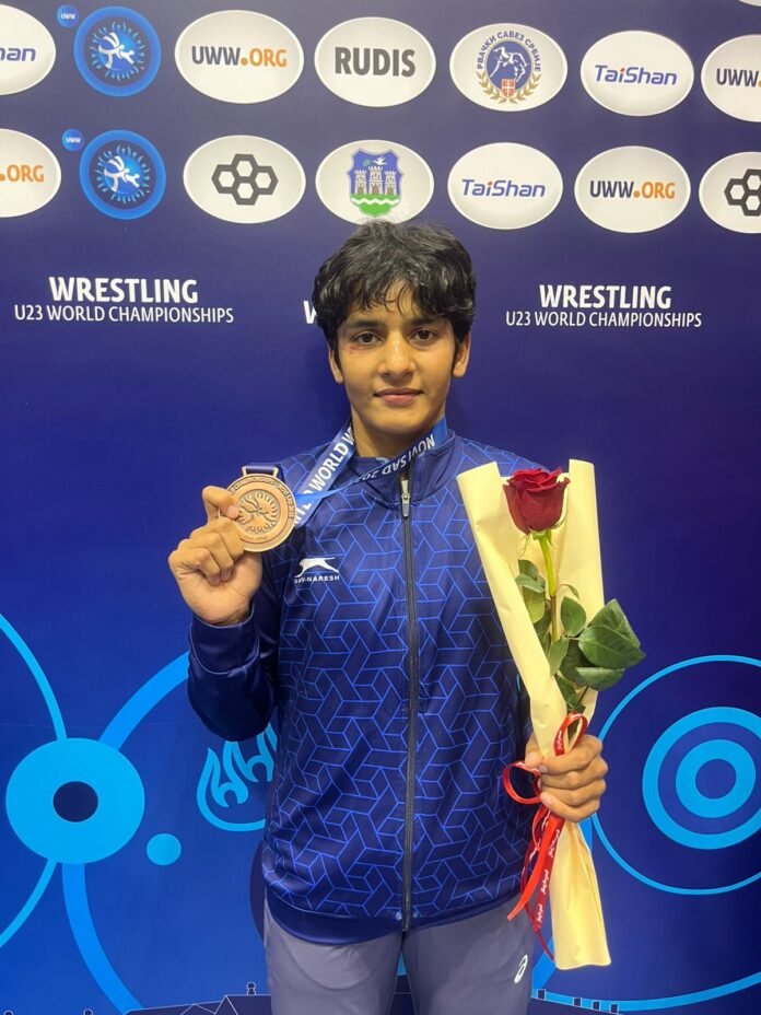 Indian women wrestlers shine in U-23 Senior World Wrestling Championship Indian women wrestlers shine in U-23 Senior World Wrestling Championship in Serbia
