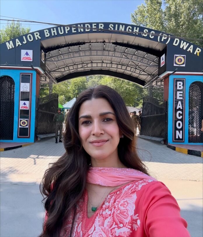 Nimrat Kaur visits late father’s new memorial in Kashmir Nimrat Kaur visits late father’s new memorial in Kashmir