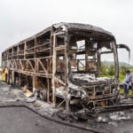 Andhra bus tragedy: Bike was lying on road after hitting divider, says police