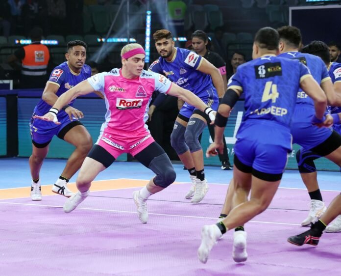 PKL 12: Aryan, Nitin shine as Pink Panthers eliminate holders PKL 12: Aryan, Nitin shine as Pink Panthers eliminate holders Haryana Steelers in tight clash