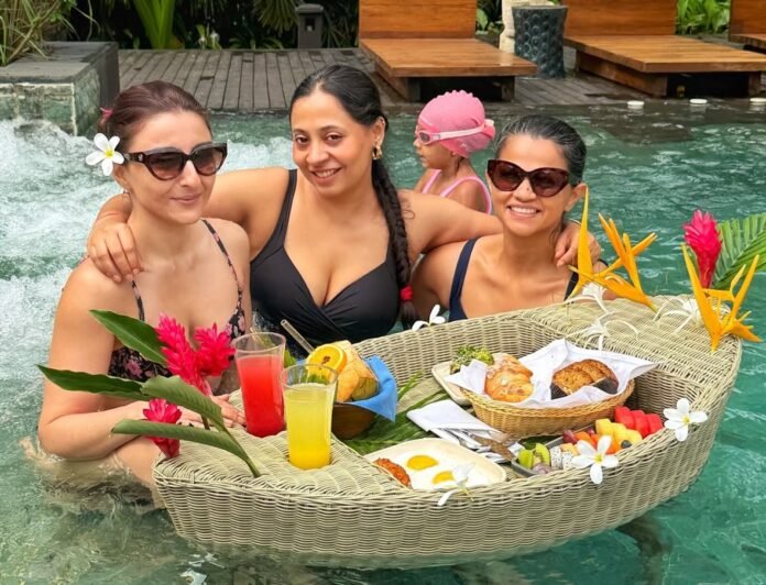 Soha Ali Khan shares moments from her relaxing pool time Soha Ali Khan shares moments from her relaxing pool time in Goa with friends