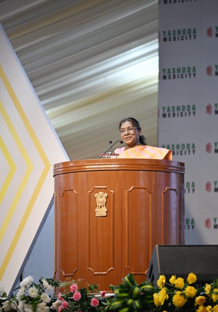 Strengthening healthcare is key to building a healthy and developed Strengthening healthcare is key to building a healthy and developed India: President Murmu
