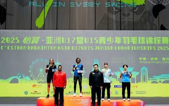 Badminton Asia U17 & U15 C’ships: Shaina, Diksha clinch gold Badminton Asia U17 & U15 C’ships: Shaina, Diksha clinch gold as India finish with best medal haul