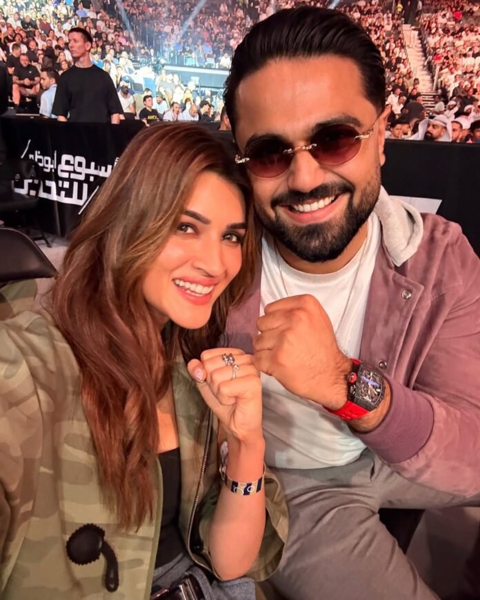 Kriti Sanon drops glimpses from her UFC date with rumoured Kriti Sanon drops glimpses from her UFC date with rumoured beau Kabir Bahia