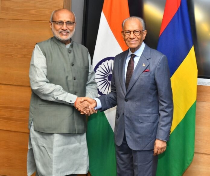 Vice Prez Radhakrishnan, Mauritius PM Ramgoolam discuss ways to strengthen Vice Prez Radhakrishnan, Mauritius PM Ramgoolam discuss ways to strengthen ties