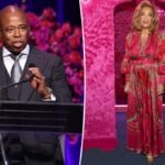 Exclusive | Eric Adams parties with Denise Rich at private club after dropping out of mayoral race