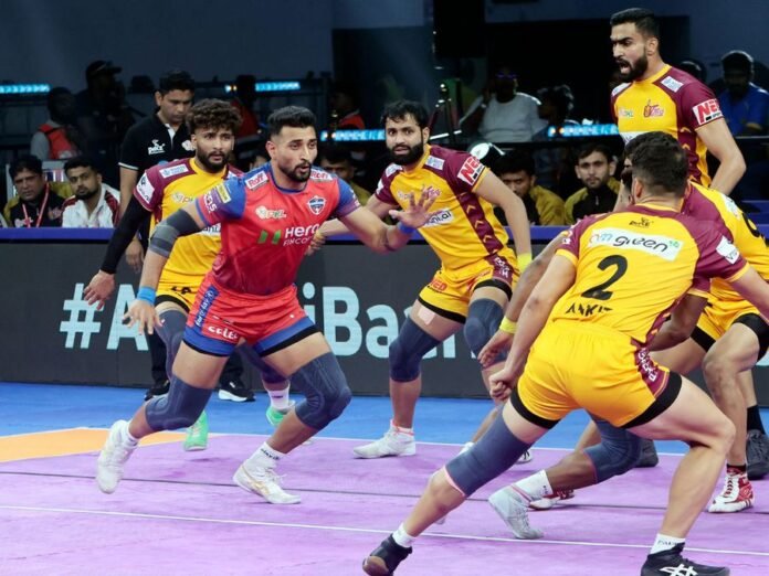 PKL 12: Bharat’s Super 10, Shubham’s High Five powers Telugu Titans to fourth consecutive win