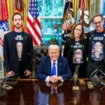 Trump holds talks with former Hamas hostage, family of slain IDF soldier as Gaza conflict reaches two-year mark