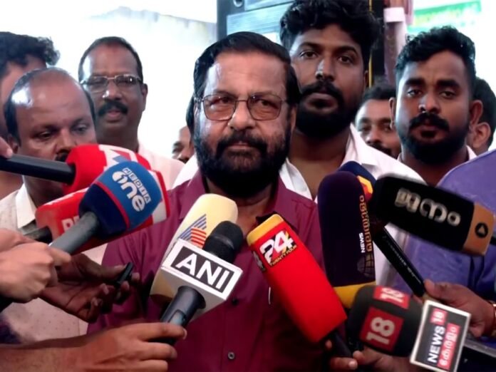Former Devaswom Minister Kadakampally Surendran sends legal notice to Opposition leader Satheesan over Sabarimala gold-plating remarks