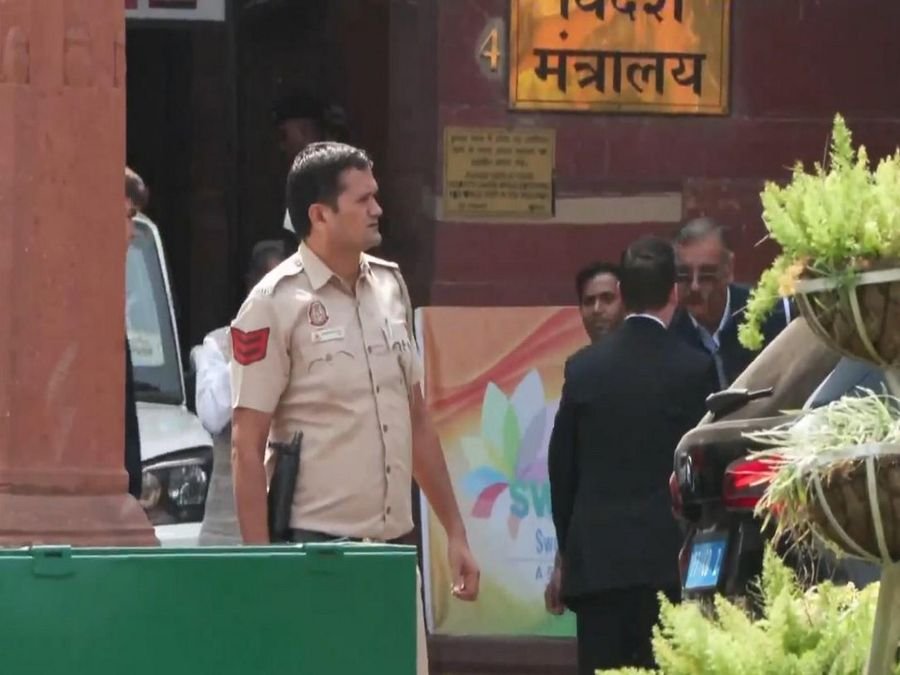 US Ambassador to India Sergio Gor arrives at MEA