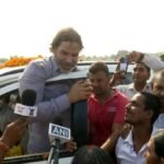 Bihar polls: Jan Suraaj founder Prashant Kishor meets, interacts with people of Raghopur assembly