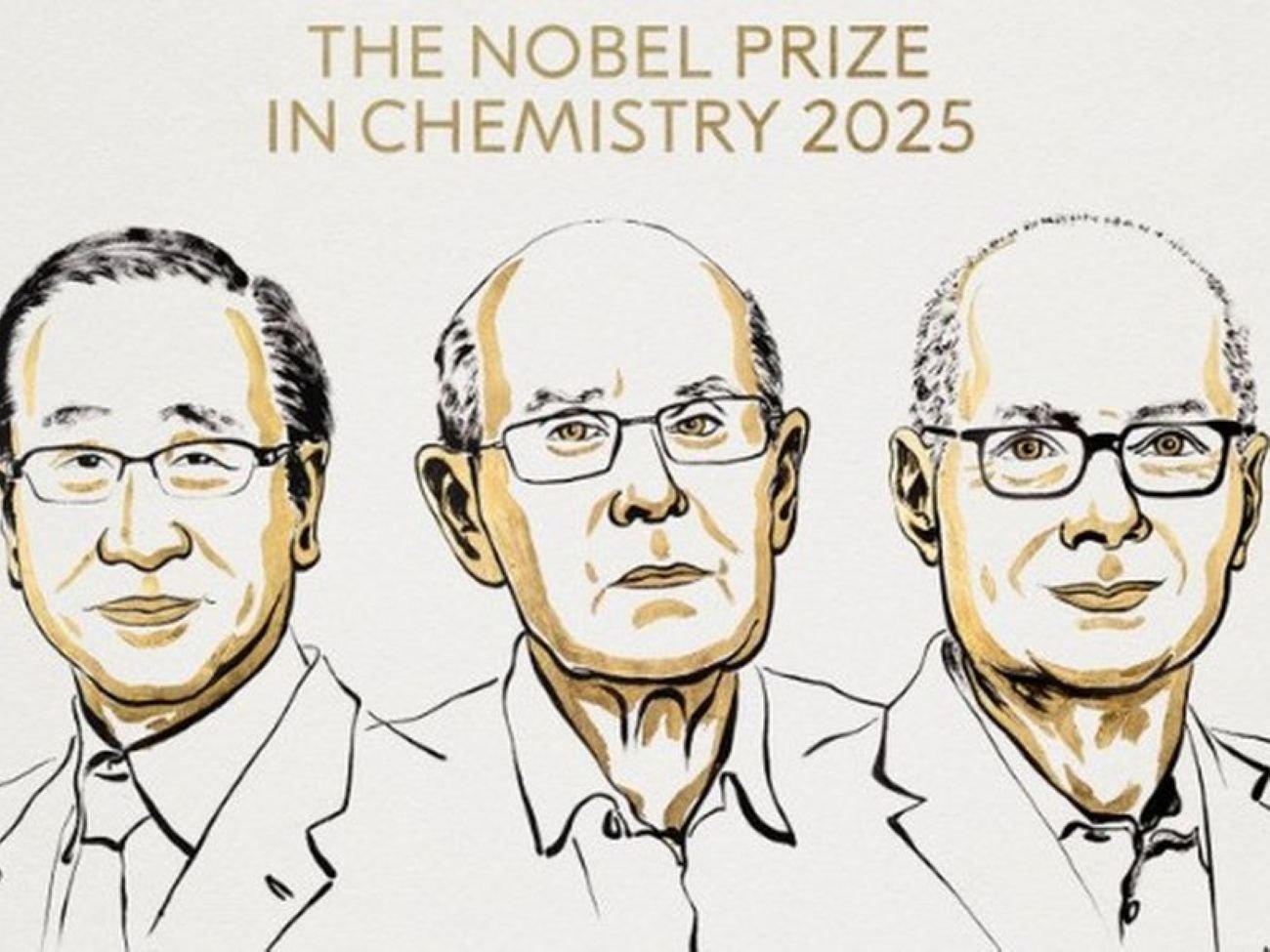 Meet the 2025 Chemistry Nobel laureates 1 Scientists Susumu Kitagawa, Richard Robson and Omar Yaghi were announced on Wednesday as the winners of the 2025 Nobel Prize in Chemistry.