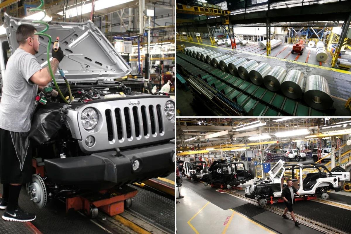 Jeep production in Michigan hobbled due to aluminum shortage