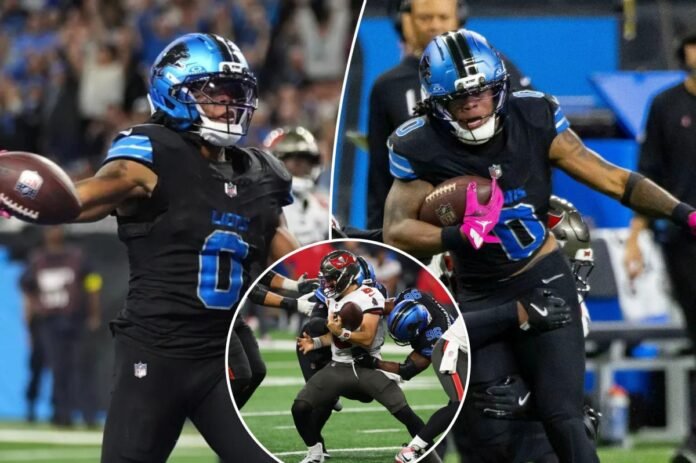 Jahmyr Gibbs’ monster night powers Lions to beatdown of Buccaneers