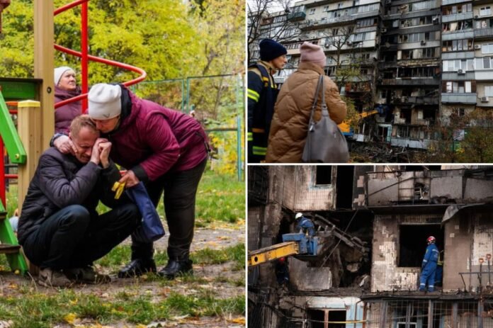 Russian attack on Kyiv kills three, injures 29, including 6 Russian attack on Kyiv kills three, injures 29, including 6 children, Ukraine says